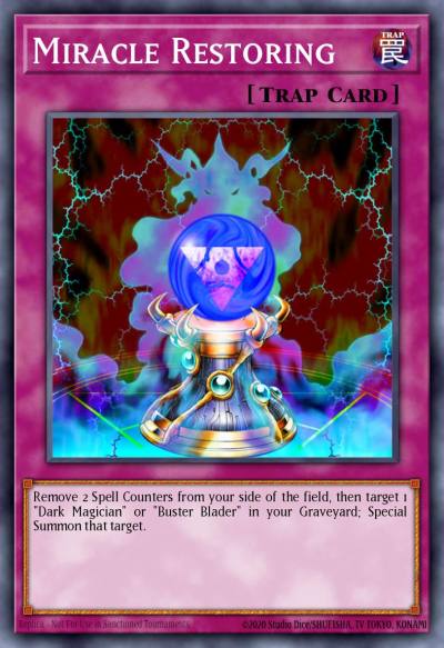 Miracle Restoring Common DR1-EN155 Dark Revelation Volume 1 Yugioh card