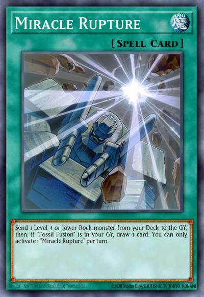 Miracle Rupture Secret Rare BLAR-EN014 Battles of Legend Armageddon Yugioh card