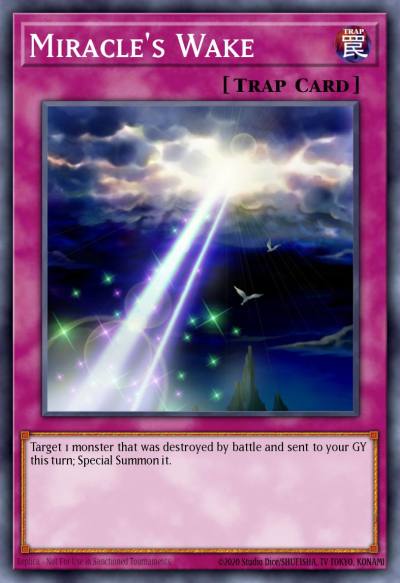 Miracles Wake Common BP02-EN206 Battle Pack 2 War of the Giants Yugioh card