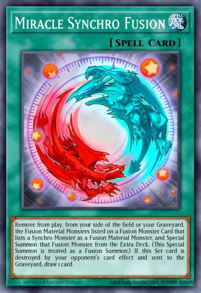 Miracle Synchro Fusion Common DREV-EN057 Duelist Revolution Yugioh card