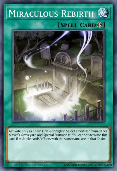 Miraculous Rebirth Common CP08-EN019 Champion Pack Game Eight Yugioh card