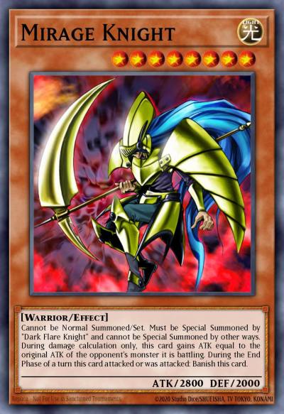Mirage Knight Super Rare DCR-018 Dark Crisis Yugioh card