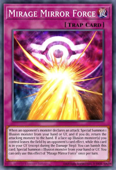 Mirage Mirror Force Common MP25-EN365 2025 Mega-Pack Tin Yugioh card
