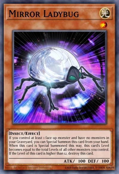 Mirror Ladybug Common STBL-EN002 Starstrike Blast Yugioh card