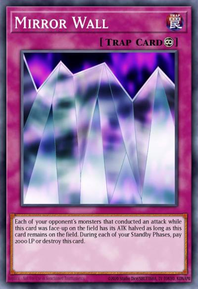 Mirror Wall Common BP02-EN172 Battle Pack 2 War of the Giants Yugioh card