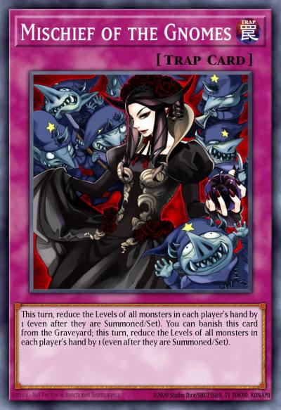 Mischief of the Gnomes Ultra Rare MP25-EN279 2025 Mega-Pack Tin Yugioh card