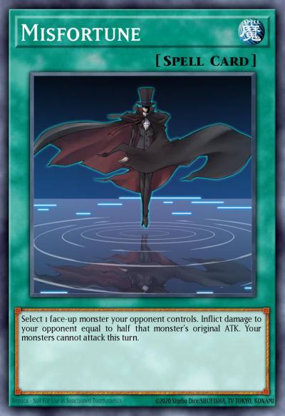 Misfortune Common DR04-EN217 Dark Revelation Volume 4 Yugioh card