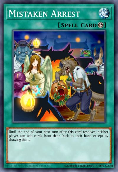 Mistaken Arrest Secret Rare CORE-EN065 Clash of Rebellions Yugioh card