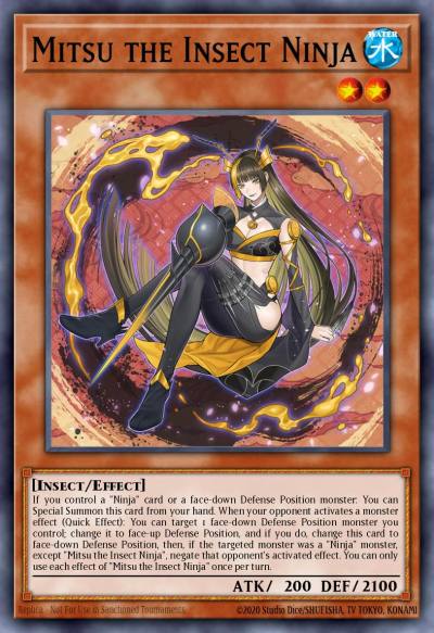 Mitsu the Insect Ninja Rare MP23-EN167 25th Anniversary Tin Dueling Heroes Mega Pack Yugioh card