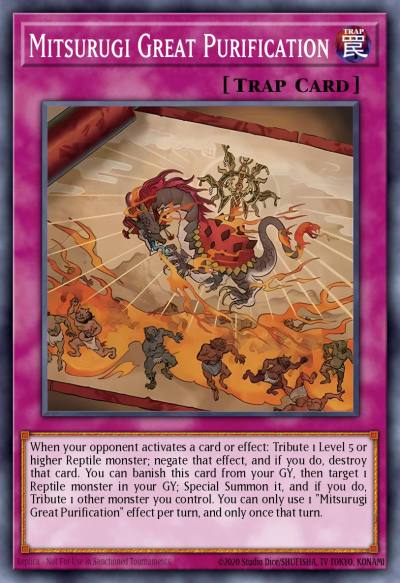 Mitsurugi Great Purification Common SUDA-EN096 Supreme Darkness Yugioh card