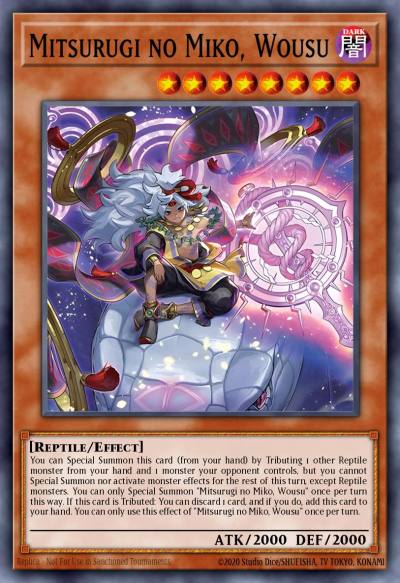 Mitsurugi no Miko Wousu Common ALIN-EN091 Alliance Insight Yugioh card