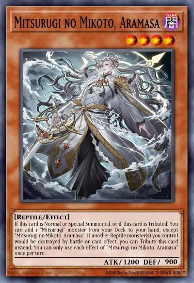Mitsurugi no Mikoto Aramasa Super Rare ALIN-EN090 Alliance Insight Yugioh card