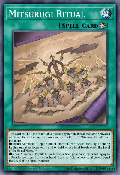 Mitsurugi Ritual Quarter Century Secret Rare SUDA-EN095 Supreme Darkness Yugioh card