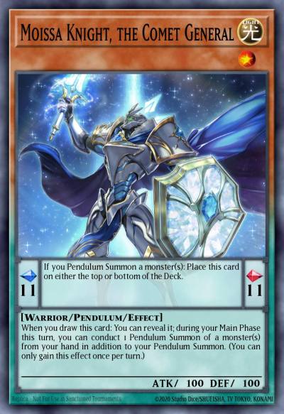 Moissa Knight the Comet General Common MP24-EN356 25th Anniversary Tin Dueling Mirrors Yugioh card