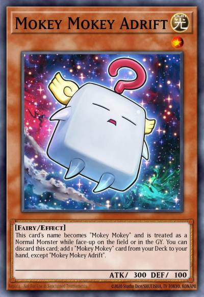 Mokey Mokey Adrift Common POTE-EN030 Power of the Elements Yugioh card