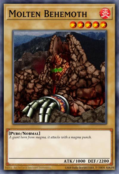 Molten Behemoth Common PGD-001 Pharaonic Guardian Yugioh card