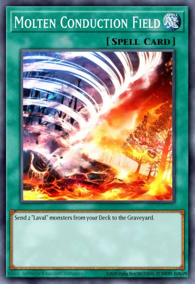 Molten Conduction Field Duel Terminal Normal Parallel Rare DT07-EN043 Duel Terminal 7a Yugioh card
