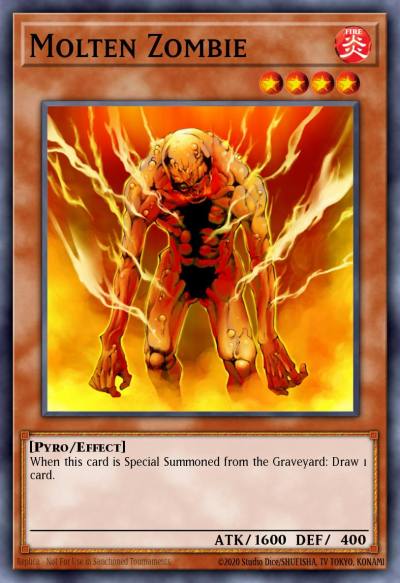 Molten Zombie Common DR2-EN065 Dark Revelation Volume 2 Yugioh card