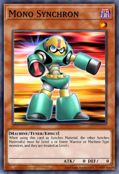 Mono Synchron Rare LC5D-EN026 Legendary Collection 5Ds Mega Pack Yugioh card