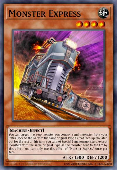 Monster Express Rare CHIM-EN000 Chaos Impact Yugioh card