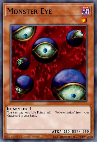 Monster Eye Rare WCPP-EN008 World Championship 2010 Card Pack Yugioh card