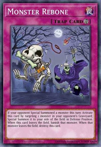 Monster Rebone Super Rare CROS-EN079 Crossed Souls Yugioh card