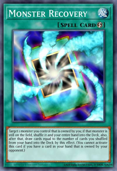 Monster Recovery Common DB1-EN181 Dark Beginning 1 Yugioh card