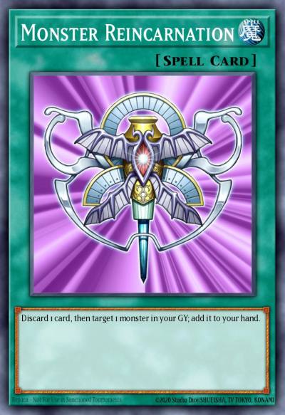 Monster Reincarnation Common YS15-ENL16 Dark Legion Starter Deck Yugioh card
