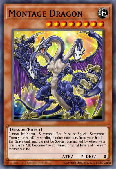 Montage Dragon Secret Rare CT05-ENS01 Collectible Tins Exclusive 2008 Yugioh card