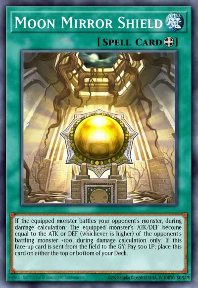 Moon Mirror Shield Rare MP16-EN039 2016 Mega-Tin Mega Pack Yugioh card