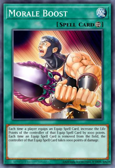 Morale Boost Common DCR-042 Dark Crisis Yugioh card
