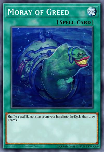 Moray of Greed Super Rare AP01-EN010 Astral Pack One Yugioh card