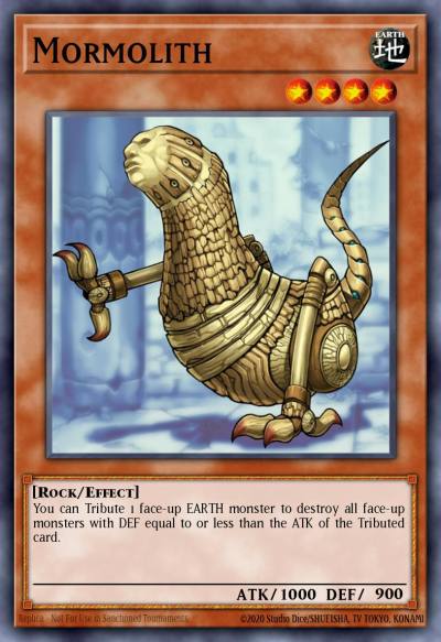 Mormolith Common GLD4-EN021 Gold Series 4 Pyramids Edition Yugioh card