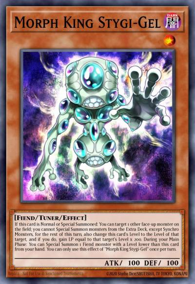 Morph King Stygi-Gel Ultra Rare KICO-EN018 Kings Court Yugioh card