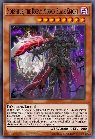 Morpheus the Dream Mirror Black Knight Ultra Rare RIRA-EN088 Rising Rampage Yugioh card