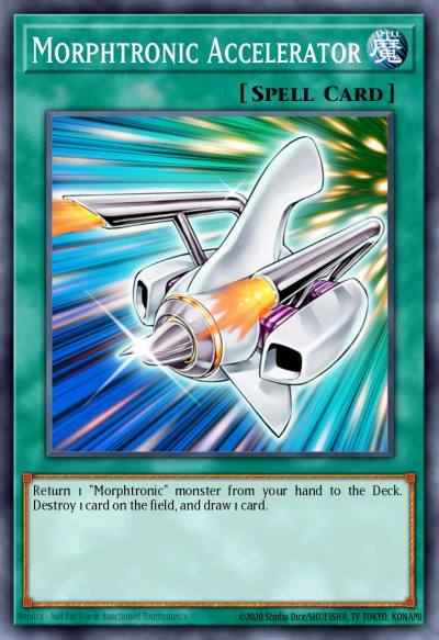 Morphtronic Accelerator Rare CSOC-EN050 Crossroads of Chaos Yugioh card