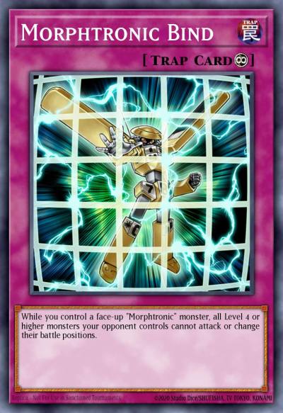 Morphtronic Bind Common RGBT-EN072 Raging Battle Yugioh card