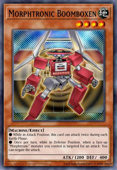 Morphtronic Boomboxen Rare CSOC-EN009 Crossroads of Chaos Yugioh card