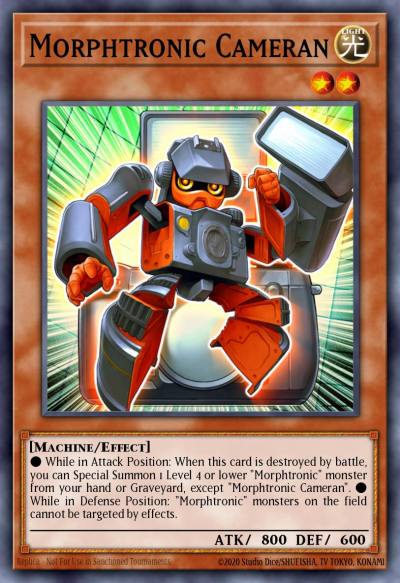 Morphtronic Cameran Common CSOC-EN010 Crossroads of Chaos Yugioh card