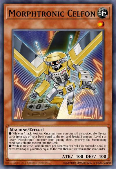 Morphtronic Celfon Common CSOC-EN006 Crossroads of Chaos Yugioh card