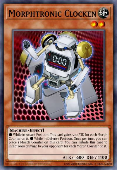 Morphtronic Clocken Common CSOC-EN012 Crossroads of Chaos Yugioh card