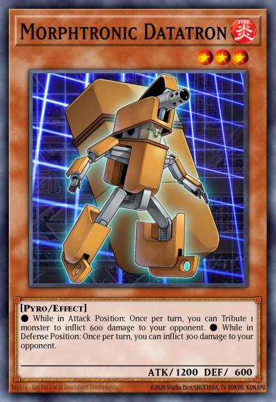 Morphtronic Datatron Common CSOC-EN008 Crossroads of Chaos Yugioh card