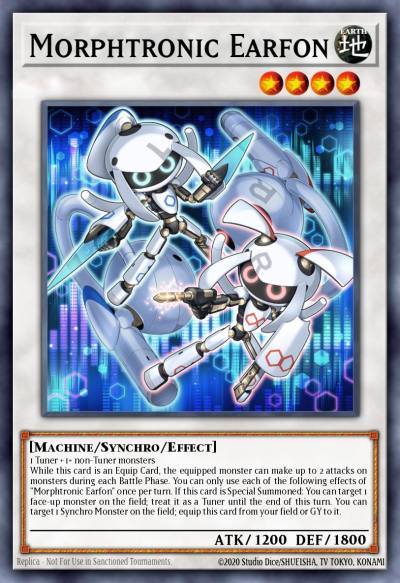 Morphtronic Earfon Super Rare OP20-EN009 OTS Tournament Pack 20 Yugioh card