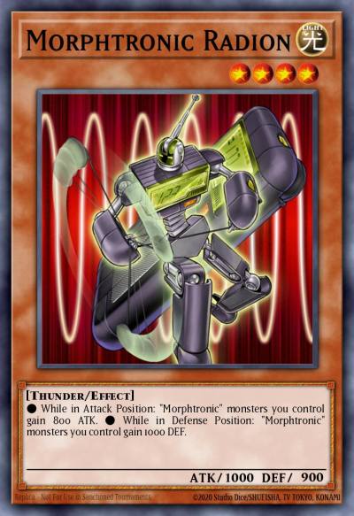 Morphtronic Radion Rare CSOC-EN011 Crossroads of Chaos Yugioh card