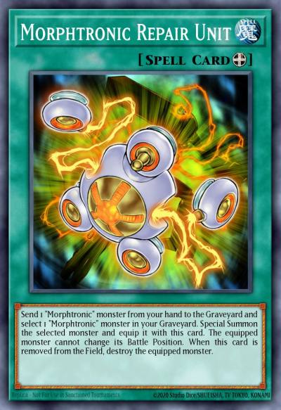 Morphtronic Repair Unit Common RGBT-EN054 Raging Battle Yugioh card