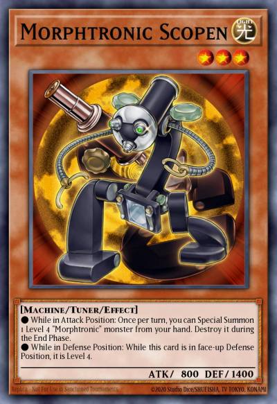 Morphtronic Scopen Common RGBT-EN016 Raging Battle Yugioh card