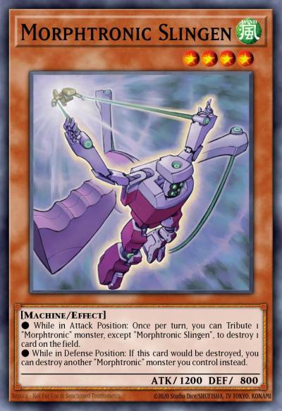 Morphtronic Slingen Common CRMS-EN018 Crimson Crisis Yugioh card