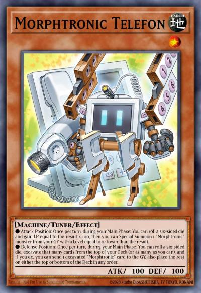 Morphtronic Telefon Common POTE-EN093 Power of the Elements Yugioh card