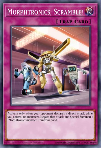 Morphtronics Scramble Common TSHD-EN075 The Shining Darkness Yugioh card