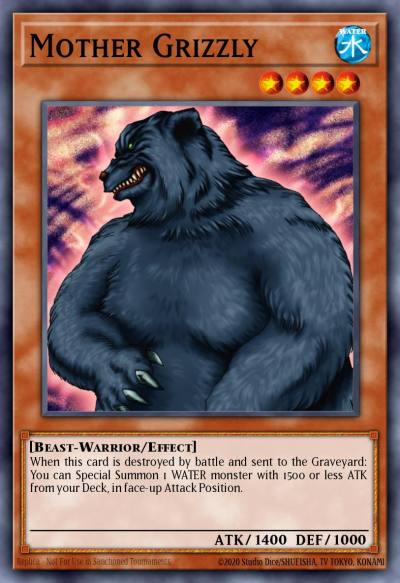 Mother Grizzly Common CP04-EN013 Champion Pack Game Four Yugioh card